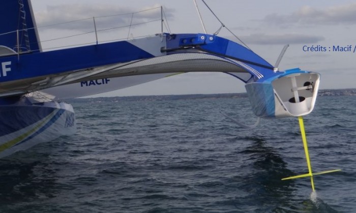 foil et safran macif / foil and rudder