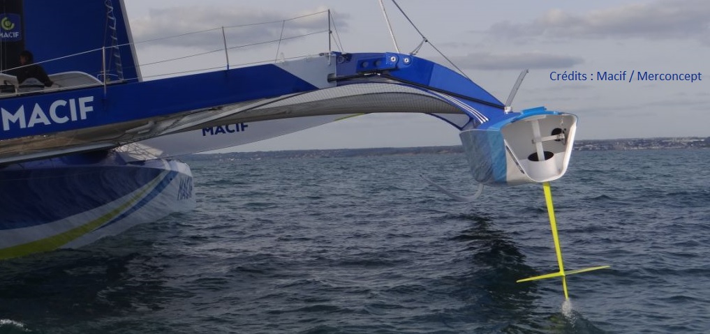 foil et safran macif / foil and rudder