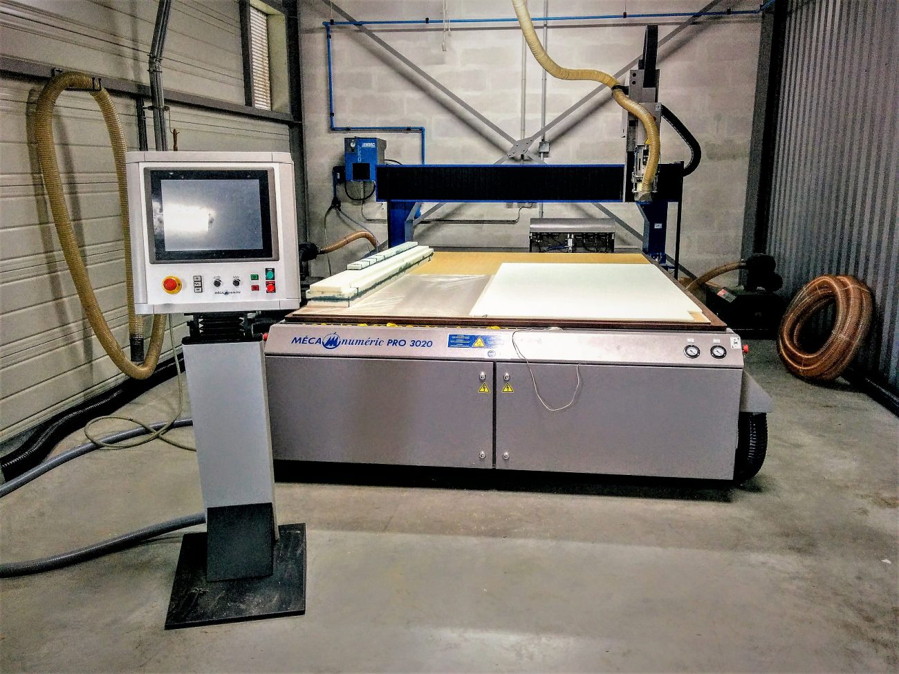 CNC milling machine for soft material, aluminium and carbon