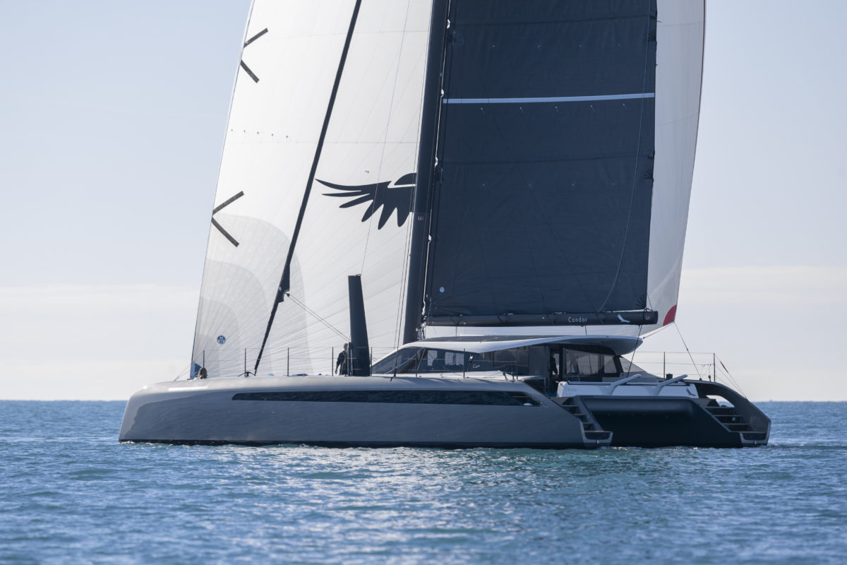 Gunboat 68 sail testing #2 (carbon luxury catamarans)