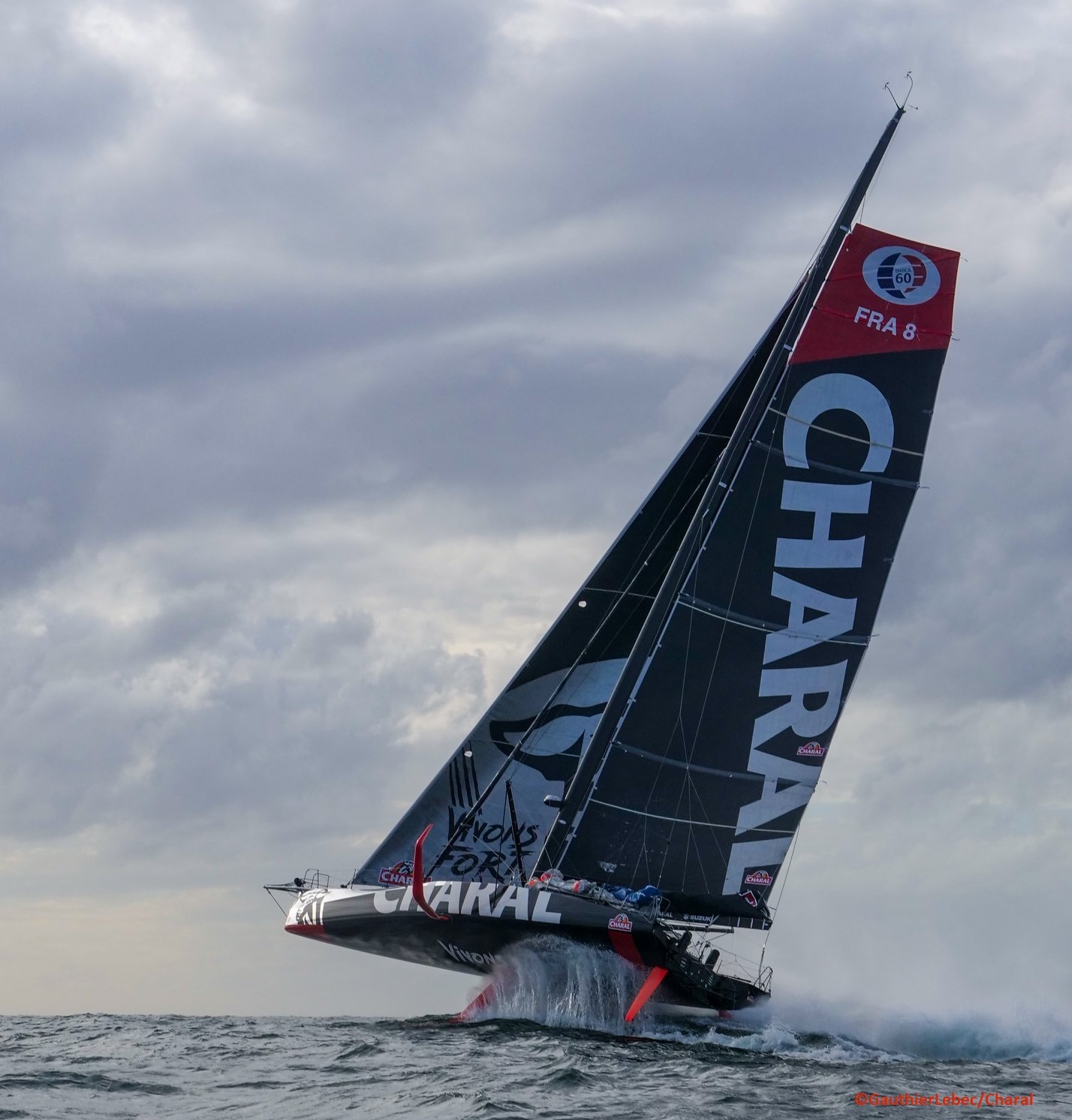 Imoca Charal Foiling - carbon racing boat