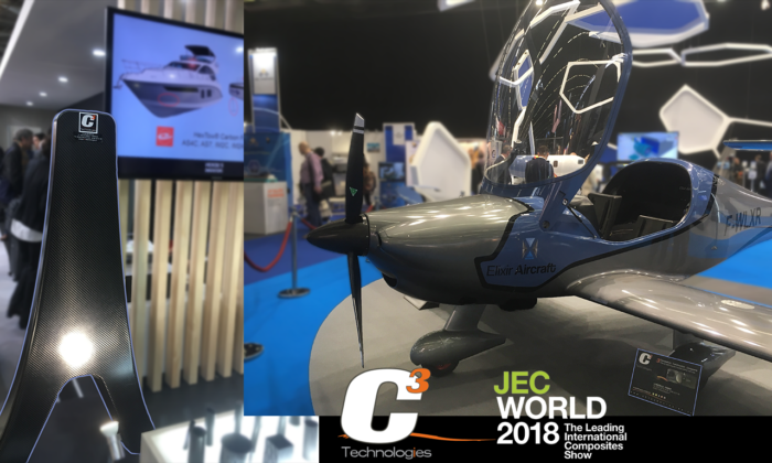 bowsprit-Elixir aircraft carbon fiber epoxy JEC World 2018